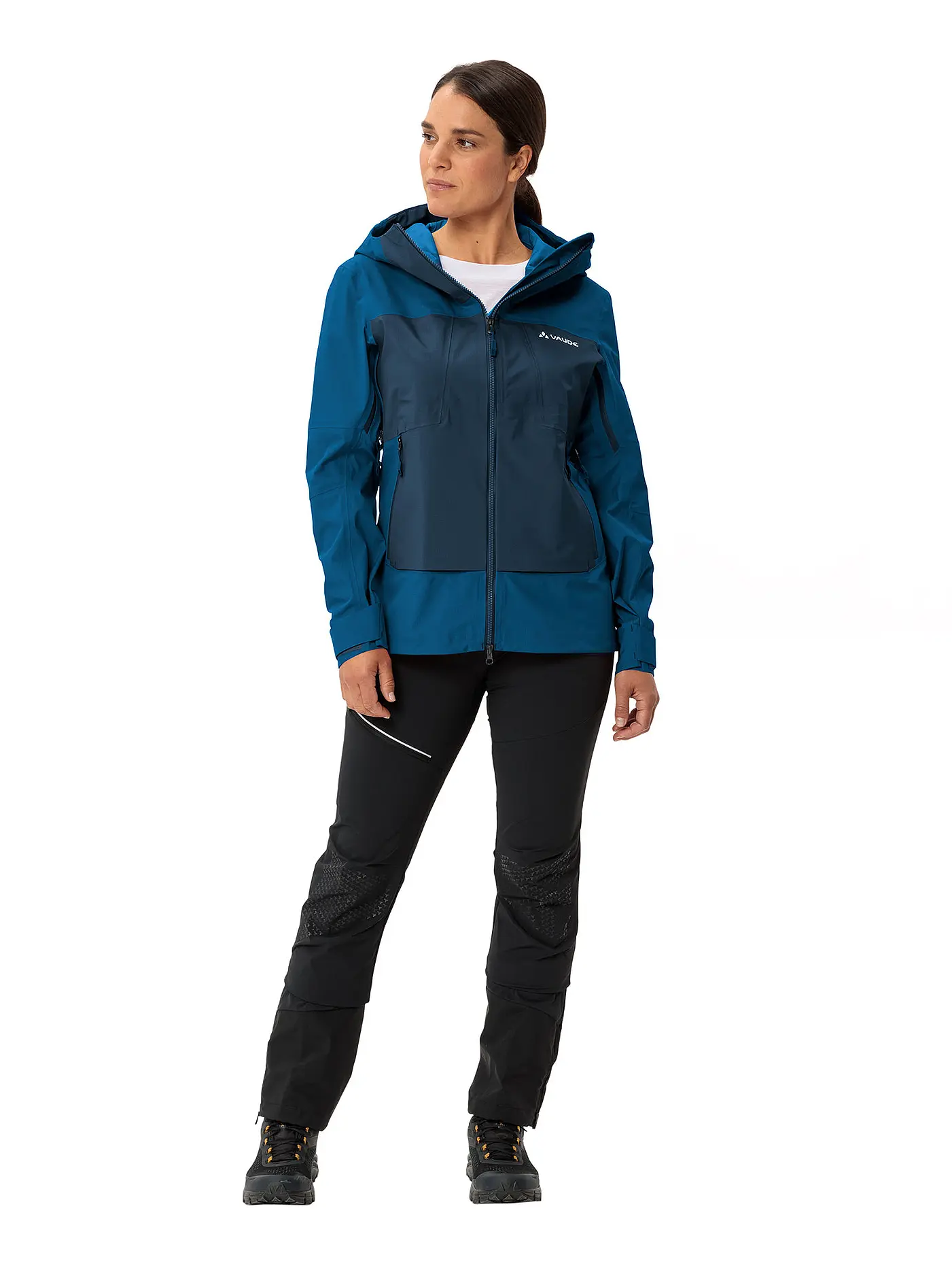 VAUDE | Damen Wanderjacke Croz Alpine 3L Hoodie | 